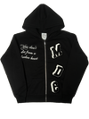 BLACK HERITAGE ZIP HOODIE