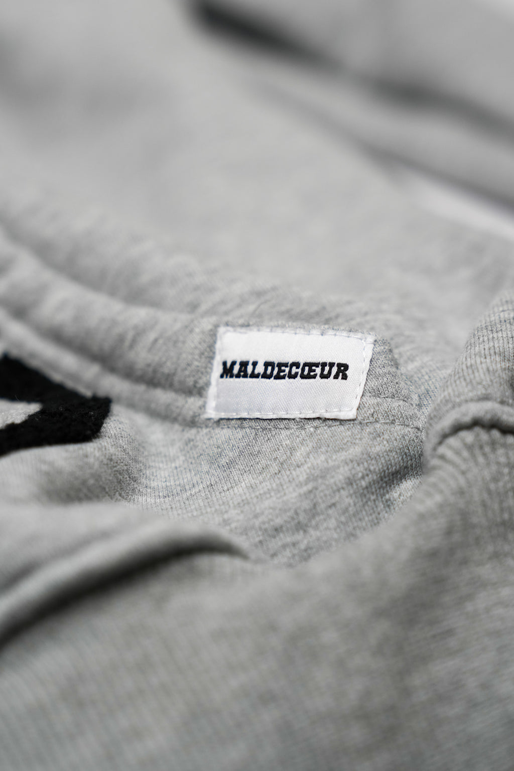GREY HERITAGE ZIP HOODIE