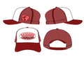Casquette de camionneur rouge Worldwide
