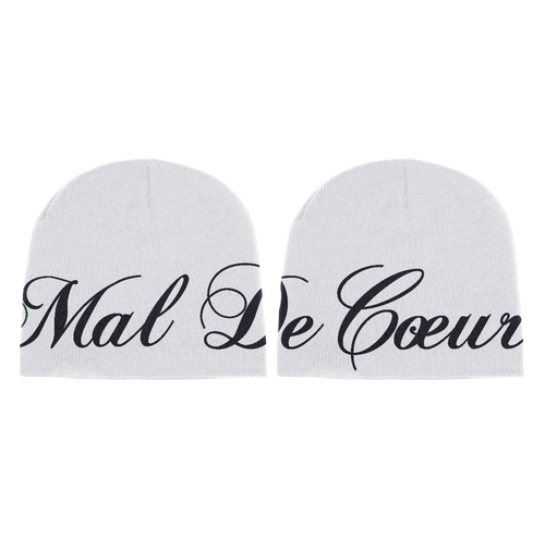 HERITAGE BEANIE BLACK & WHITE REVERSIBLE