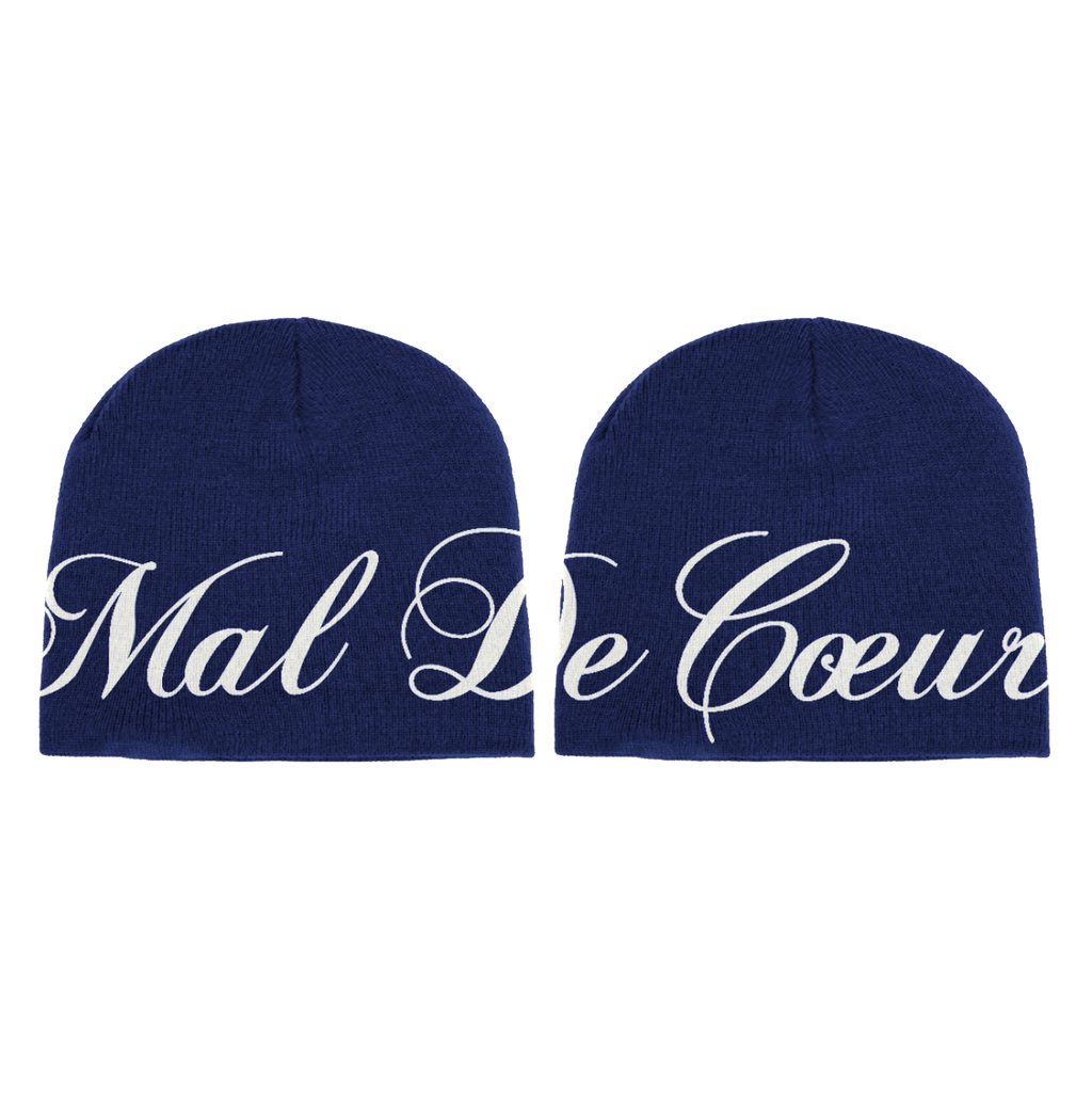 BONNET HERITAGE RÉVERSIBLE BLEU MARINE ET BEIGE