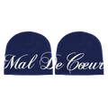 HERITAGE BEANIE NAVYBLUE & BEIGE REVERSIBLE