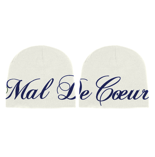 HERITAGE BEANIE NAVYBLUE & BEIGE REVERSIBLE