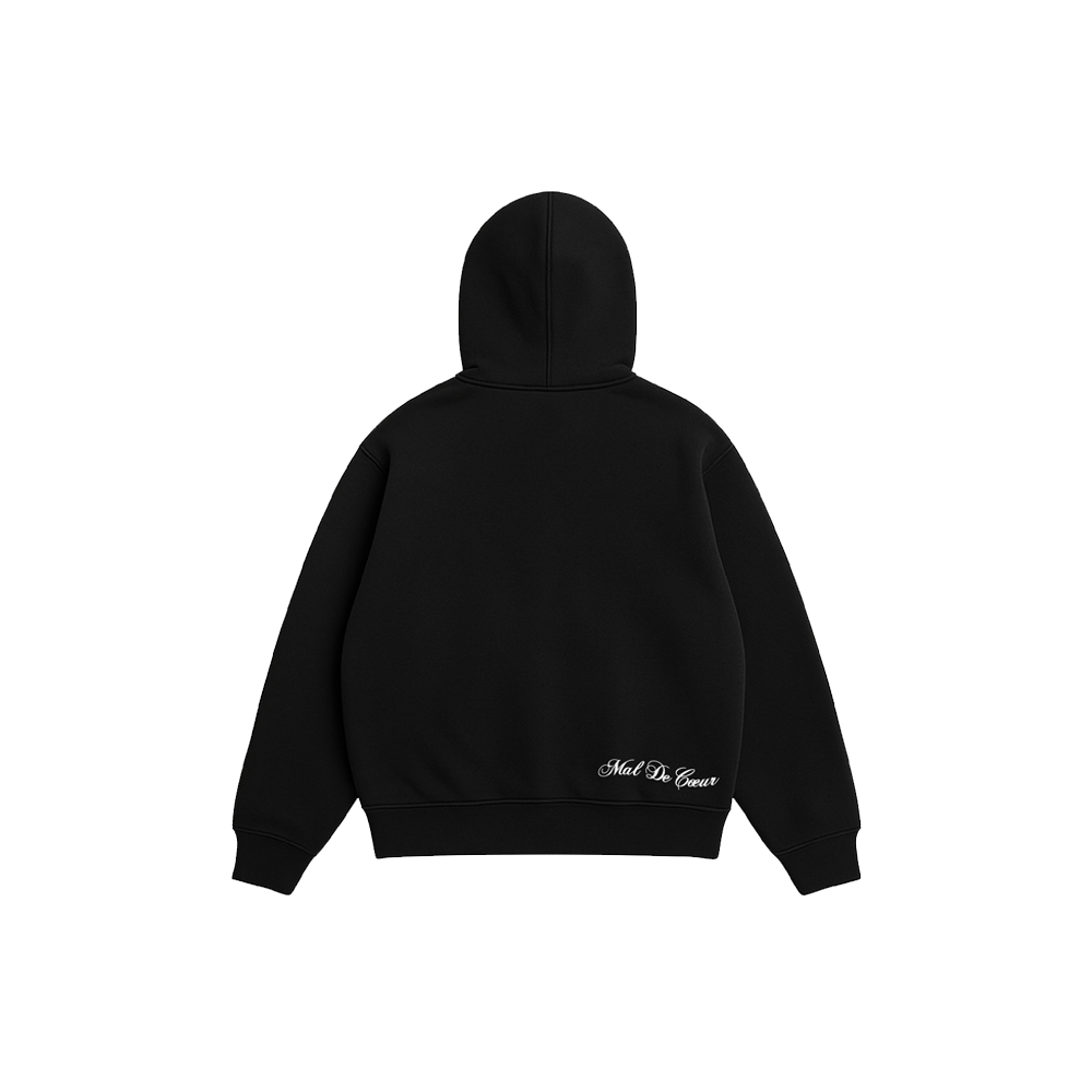 BLACK HERITAGE ZIP HOODIE