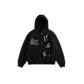 BLACK HERITAGE ZIP HOODIE